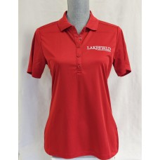 Polo Shirt by Trimark Ladies Fit - Red