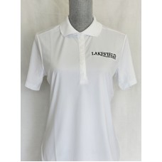 Polo Shirt by Trimark Ladies Fit - White